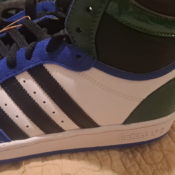 NEW ADIDAS ORIGINALS TOP TEN RB "LUCID BLUE GREEN" MEN'S SHOES US 10 - Picture 9 of 10
